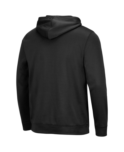 Colosseum Men's  Black Kentucky Wildcats Lantern Pullover Hoodie In Black