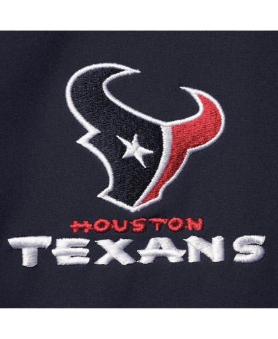Dunbrooke Men's  Navy, Gray Houston Texans Big And Tall Alpha Full-zip Hoodie Jacket In Navy,gray