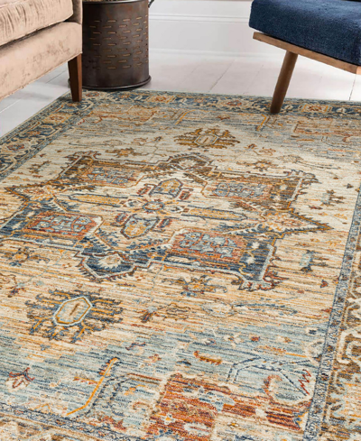 Shop D Style Perga Prg2 1'8" X 2'6" Area Rug In Blue