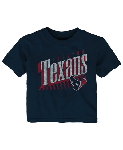 Shop Outerstuff Baby Boys And Girls Navy Distressed Houston Texans Winning Streak T-shirt