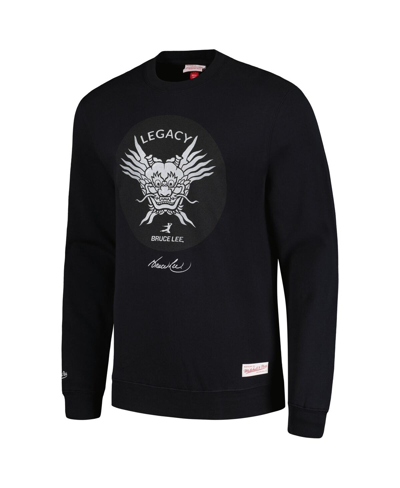 Mitchell & Ness Men's  Bruce Lee Black Legacy Pullover Sweatshirt In Black
