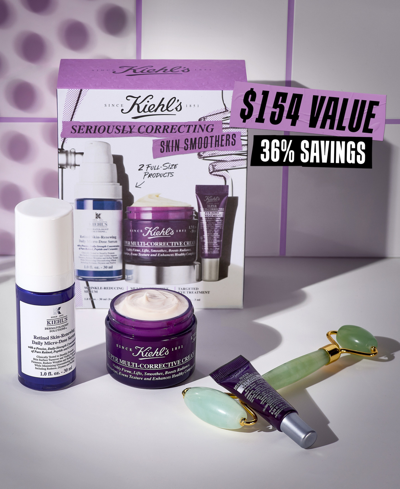 Shop Kiehl's Since 1851 3-pc. Seriously Correcting Skin Smoothers Skincare Set In No Color