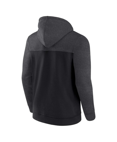 Fanatics Men's  Black Pittsburgh Pirates Offensive Line Up Lightweight Full-zip Hoodie In Black