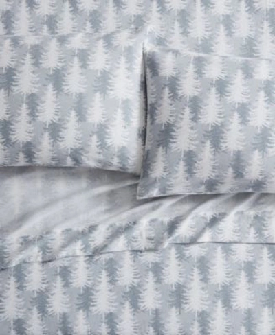 Shop Tahari Home Tree 100 Cotton Flannel Sheet Sets In Gray