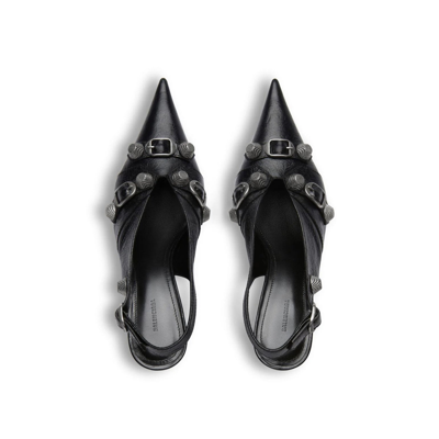 Shop Balenciaga Cagole Slingback Pumps