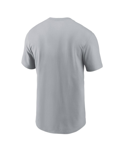 Shop Nike Men's  Gray Miami Dolphins 2023 Nfl Playoffs Iconic T-shirt