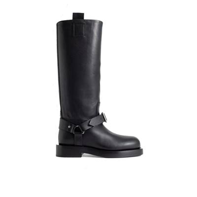 Shop Burberry Sadlle High Boots