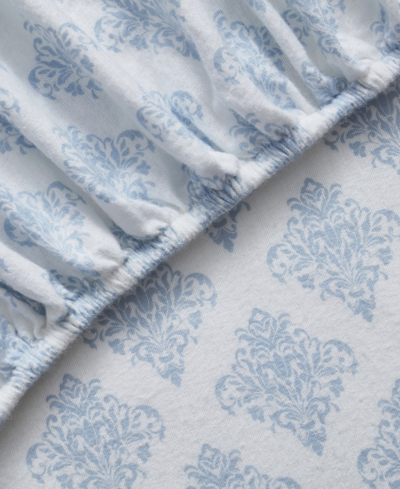 Tahari Home Alexa 100% Cotton Flannel 3-pc. Sheet Set, Twin In Blue