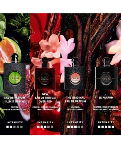 Shop Saint Laurent Black Opium Eau De Parfum Over Red Fragrance Collection In No Color