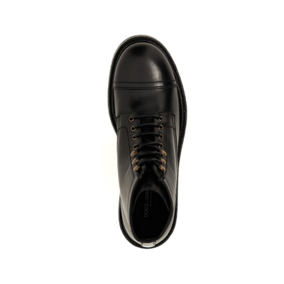 Dolce & Gabbana Lace-up Leather Boots Men