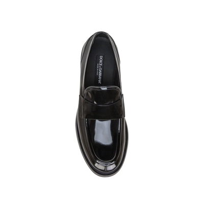 Dolce & Gabbana Polished Calfskin Loafers