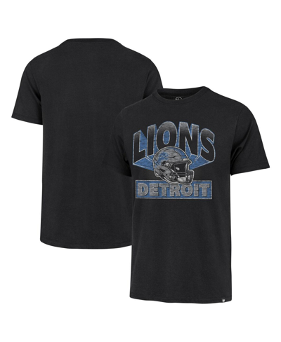 Shop 47 Brand Men's ' Black Detroit Lions Amplify Franklin T-shirt
