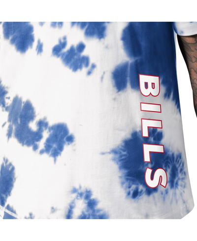 Shop Msx By Michael Strahan Men's  Royal Buffalo Bills Freestyle Tie-dye T-shirt