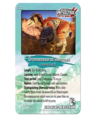 BEASTS OF THE MESOZOIC DROMAEOSAURUS ALBERTENSIS ACTION FIGURE 