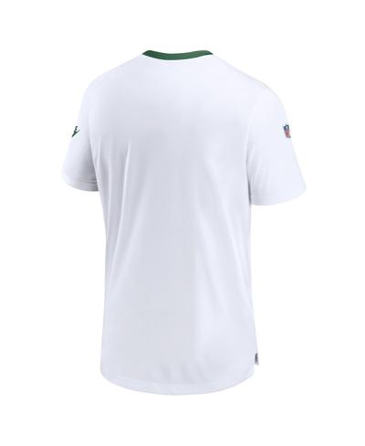 Nike Men's  White Distressed Philadelphia Eagles Sideline Coaches Alternate Performance T-shirt In White