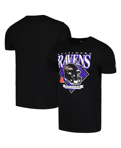 Shop New Era Men's  Black Baltimore Ravens Team Logo T-shirt