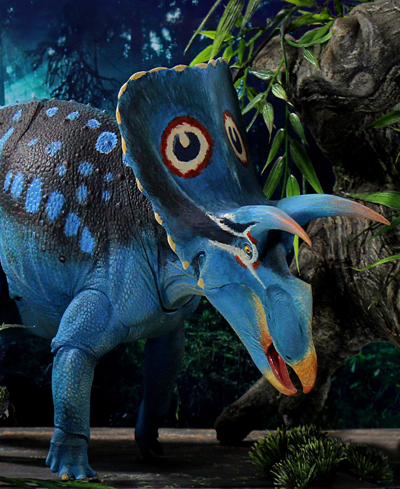 Shop Beasts Of The Mesozoic Torosaurus Latus Dinosaur Action Figure In Multi