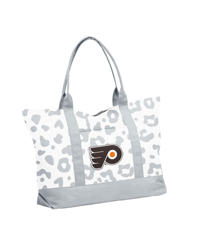 Shop Logo Brands Women's Philadelphia Flyers Leopard Pattern Tote In Multi