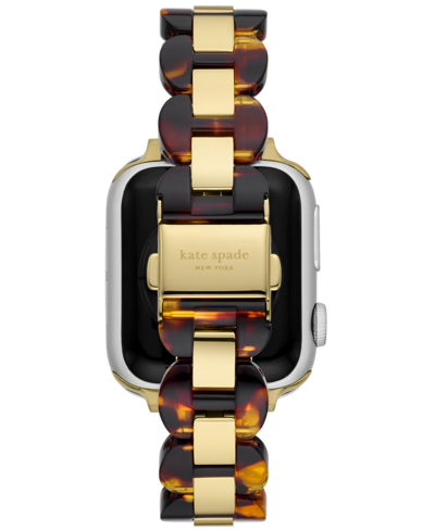 Shop Kate Spade Women's Tortoise Printed Acetate Band For Apple Watch, 38, 40, 41, 42, 44, 45, 49mm