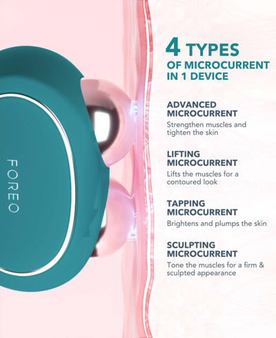 Foreo Bear 2 Advanced Microcurrent Facial Toning Device In Evergreen
