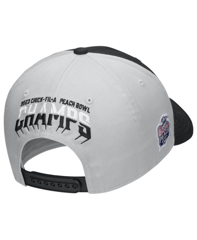 Nike Black Ole Miss Rebels 2023 Peach Bowl Champions Locker Room Adjustable Hat In Black