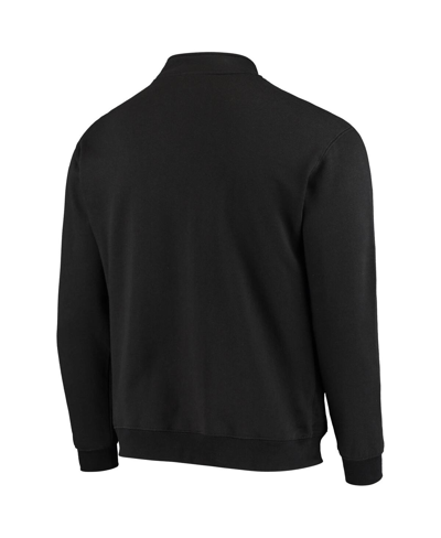 Colosseum Men's Black Purdue Boilermakers Tortugas Logo Quarter-zip Jacket In Black