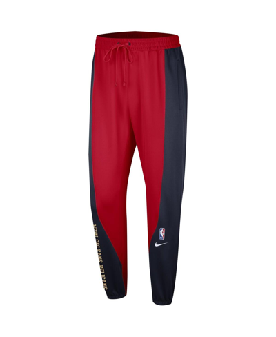 Nike Men's  Navy, Red New Orleans Pelicans 2023/24 Authentic Showtime Pants In Navy,red