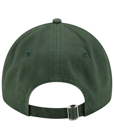 Shop New Era Men's  Green Green Bay Packers Distinct 9twenty Adjustable Hat