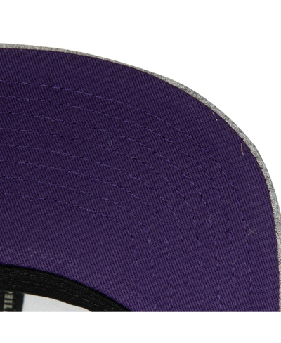 Mitchell & Ness Men's  Heather Gray Sacramento Kings Hardwood Classics 2.0 Snapback Hat In Heather Gray