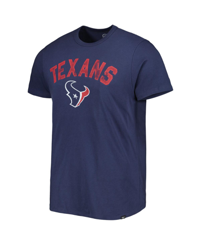 Shop 47 Brand Men's ' Navy Distressed Houston Texans All Arch Franklin T-shirt