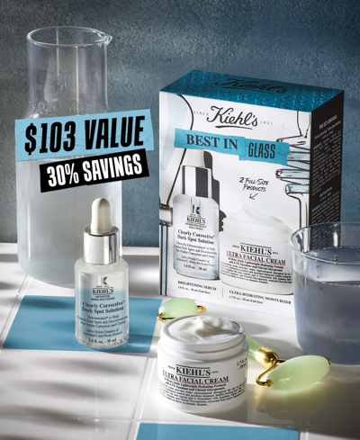 Shop Kiehl's Since 1851 2-pc. Best In Glass Skincare Set In No Color