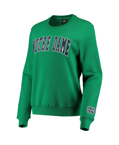 Colosseum Women's  Green Notre Dame Fighting Irish Campanile Pullover Sweatshirt In Green