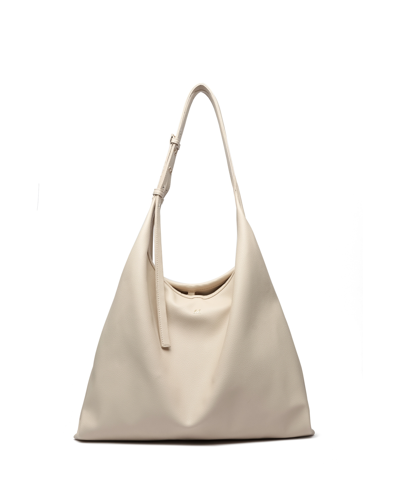 Like Dreams The Diplomat Slouch Tote In Creme