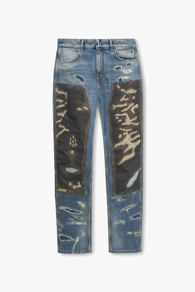 Shop Givenchy Blue Jeans With Vintage Effect In New