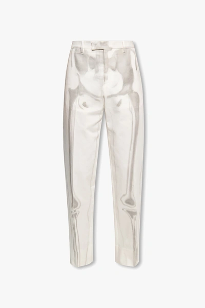 Shop Off-white White Printed Jeans In New
