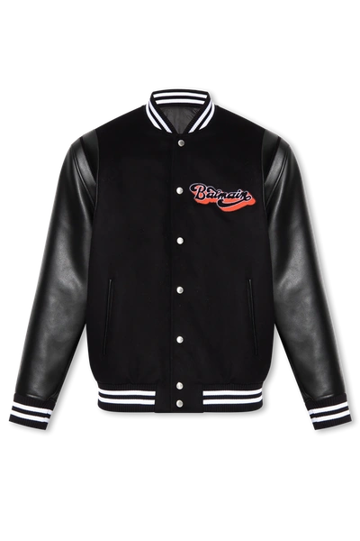 Shop Balmain Black Wool Jacket In New