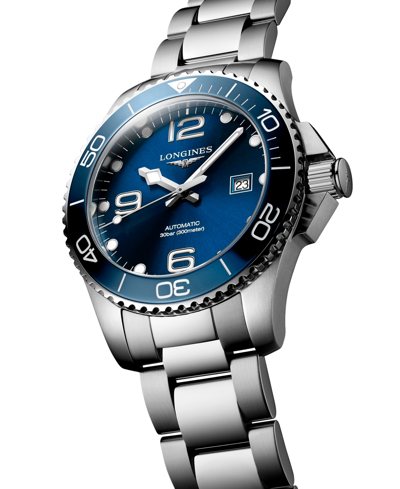 Longines Men's Swiss Automatic Hydroconquest Stainless Steel Bracelet Watch 43mm In No Color