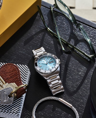 Shop Citizen Men's Automatic Sport Luxury Stainless Steel Bracelet Watch 42mm In Silver-tone