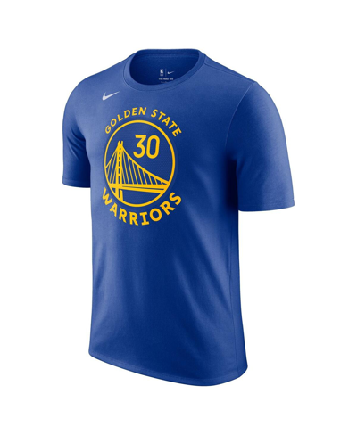 Nike Men's  Stephen Curry Royal Golden State Warriors Icon 2022/23 Name And Number Performance T-shir In Royal