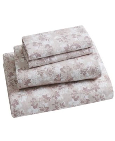 Shop Tahari Home Mora 100 Cotton Flannel Sheet Sets In Blush