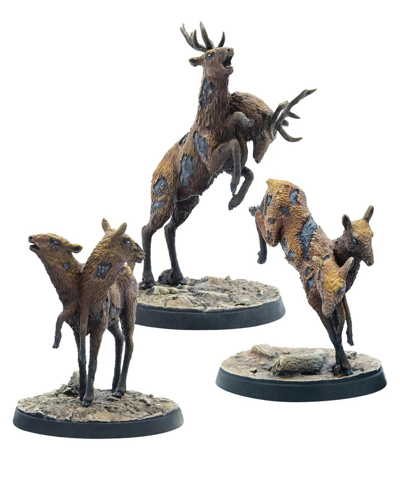 Shop Modiphius Fallout Wasteland Warfare Creatures Radstag Herd 3 Figures In Multi