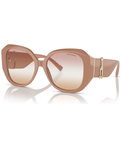Shop Tiffany & Co Women's Sunglasses, Tf4207b In Pastry Shell