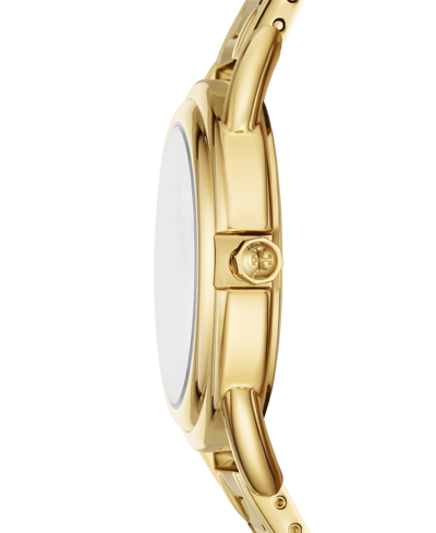 Shop Tory Burch Women's The Miller Gold-tone Stainless Steel Bracelet Watch 34mm