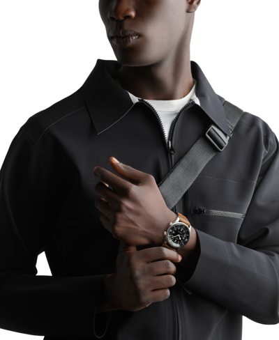 Shop Longines Men's Swiss Automatic Legend Diver Brown Leather Strap Watch 39mm In No Color