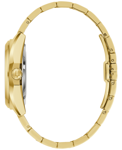 Shop Bulova Men's Automatic Surveyor Gold-tone Stainless Steel Bracelet Watch 39mm