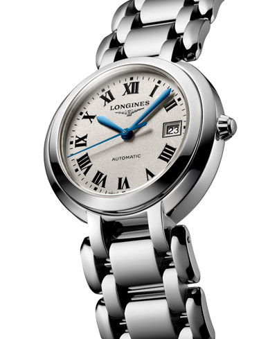 Shop Longines Women's Swiss Automatic Primaluna Stainless Steel Bracelet Watch 30mm In No Color