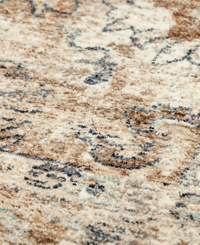 D Style Bergama Be4 1'8" X 2'6" Area Rug In Ivory