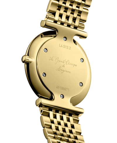 Shop Longines Women's Swiss La Grande Classique De  Diamond (1/10 Ct. T.w.) Gold Pvd Bracelet Watch 29mm In No Color