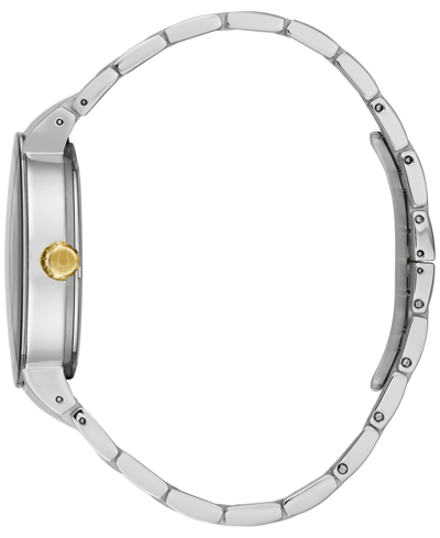 Shop Bulova Men's Chronograph Modern Futuro Two-tone Stainless Steel Bracelet Watch 40mm