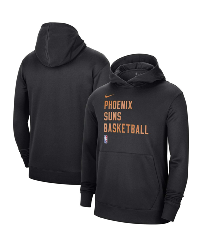 Shop Nike Men's And Women's  Black Phoenix Suns 2023/24 Performance Spotlight On-court Practice Pullover H